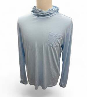 Free Fly Men's Bamboo Lightweight Hoodie in Blue Bird